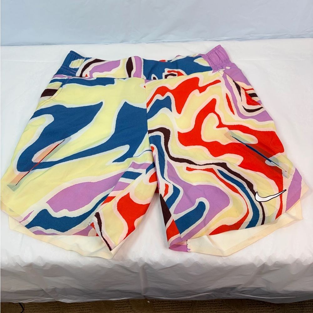 Nike Multicolor Abstract Men's Athletic Shorts